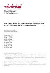 Toyotomi GTN-18CMB User Manual