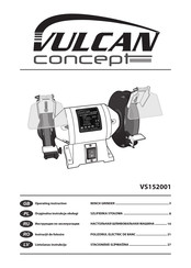 Vulcan Concept VS152001 Operating	 Instruction