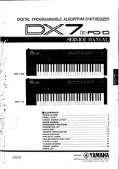 Yamaha DX7II FD Service Manual