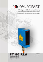 Sensopart FT 80 RLA Mounting And Operating Instructions