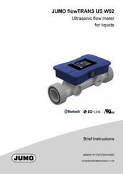 JUMO flowTRANS US W02 Brief Instructions