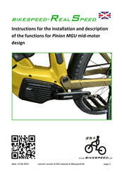 Bikespeed RS Instruction For The Installation
