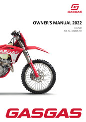 GAS GAS F0203V9 Owner's Manual
