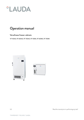 Lauda L003404 Operation Manual