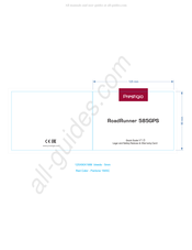 Prestigio RoadRunner 585GPS Quick Manual