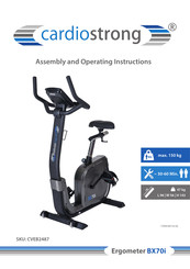 CARDIO STRONG CVEB2487 Assembly And Operating Instructions Manual