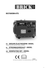 BRICK BG7500SM-ATS Translation Of The Original Instructions