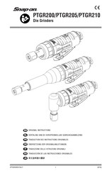 Snap-On PTGR205 Original Instructions Manual