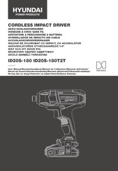 Hyundai ID20S-180T2T User Manual