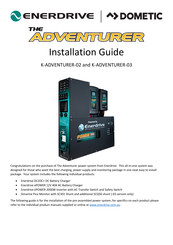 Enerdrive DOMETIC THE ADVENTURER K-ADVENTURER-03-R-S01 Installation Manual