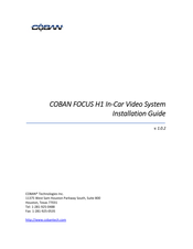 Coban FOCUS H1 Installation Manual