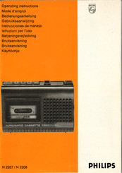 Philips N 2207 Operating Instructions Manual