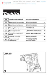 Makita DHR171RAX3 Instruction Manual