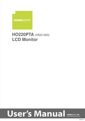 HANNspree HO220PTA User Manual