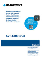 Blaupunkt 5VF4X00BKD Instruction Manual