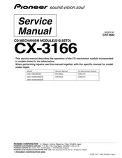Pioneer CX-3166 Service Manual