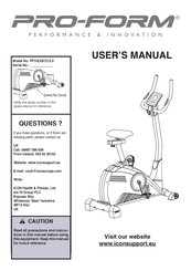 Pro-Form PFIVEX87212.0 User Manual