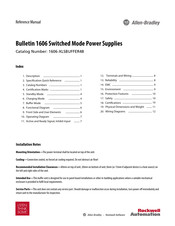 Rockwell Automation Allen-Bradley 1606-XLSBUFFER48 Reference Manual