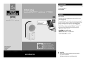 Burg Wächter secuENTRY active 7700 Initial Setup Manual