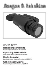 Berger & Schröter 32497 Operating Instructions Manual