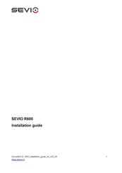 Sevio R600-SC-POE Installation Manual