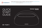 Harman Kardon GO + PLAY 3 Quick Start Manual