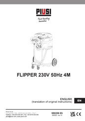 Piusi FLIPPER 230V 50Hz 4M Manual