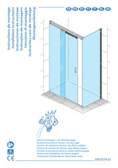 Kinedo Flat C+F Installation Instructions Manual
