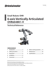 Oriental motor OVR6048K1-V Technical Reference