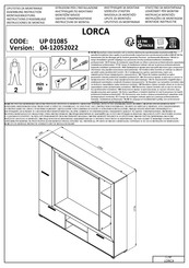 Forma Ideale LORCA UP 01085 Assembling Instruction