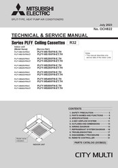 Mitsubishi Electric CITY MULTI PLFY-MS40VFM-E Technical & Service Manual