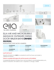 Ella's Bubbles ella Monaco OA3252AM Owner's Manual