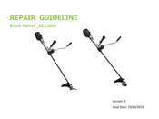 EGO BCX3800 Repair Manual Line