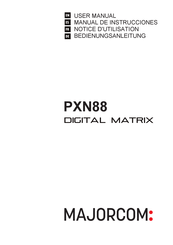 Majorcom: PXN88 User Manual