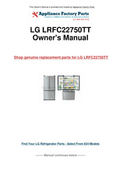 LG LRFC22750TT User Manual
