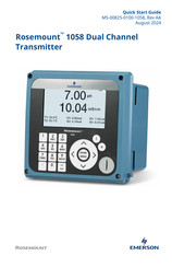 Emerson Rosemount 1058 Quick Start Manual