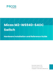 Micas M2-W6940-64OC Hardware  Installation And Reference Manual