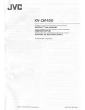 JVC KV-CM40U Instruction Manual