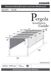 AOODOR A057 Assembly & Instruction Manual