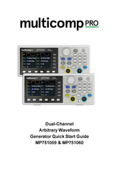 multicomp pro MP751060 Quick Start Manual