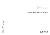 Stairville Outdoor Stage PAR 12 x 3W WLA User Manual