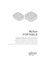 glass 1989 MySpa 228 Installation, Operation & Maintenance Manual
