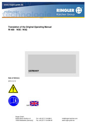Kärcher RINGLER RI 400 W2E Original Operating Manual