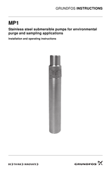 Grundfos MP1 Installation And Operating Instructions Manual