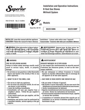 Superior Fireplaces BXI2518MP Installation And Operation Instruction Manual