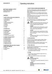 ebm-papst D2E146-AP47-F8 Operating Instructions Manual