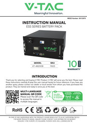 V-TAC 11523 Instruction Manual