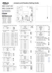 ASRock Industrial IMB-1245P-WV Settings Manual
