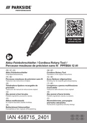Parkside Performance 458715 2401 Translation Of The Original Instructions