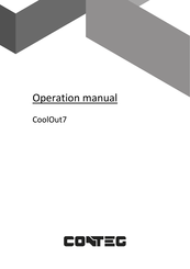 Conteg CoolOut7 Operation Manual